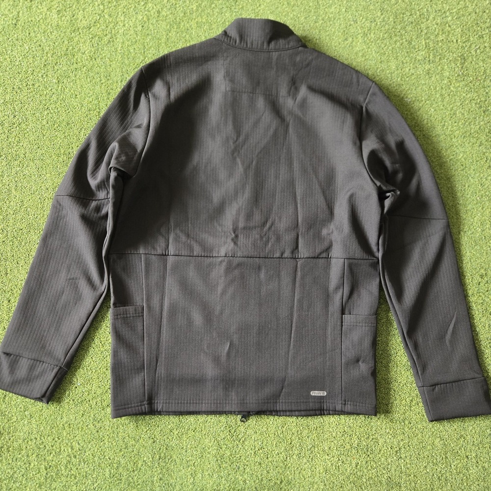 Spyder Active Men Black Full Zip Jacket Spider Logo Lightweight Performance - Picture 2 of 9